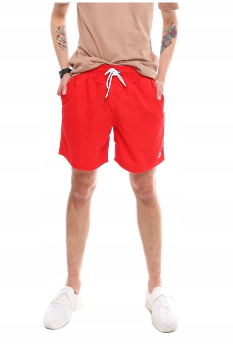 Moraj férfi fürdőnadrág, klasszikus modell, piros, 2XL INTL