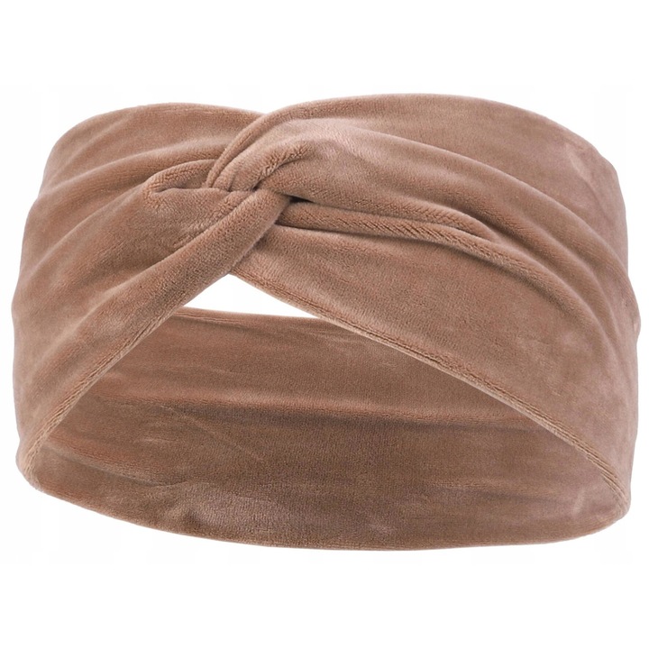 Bentita elastica dama Moraj, catifea/poliester, 23x10cm, bej