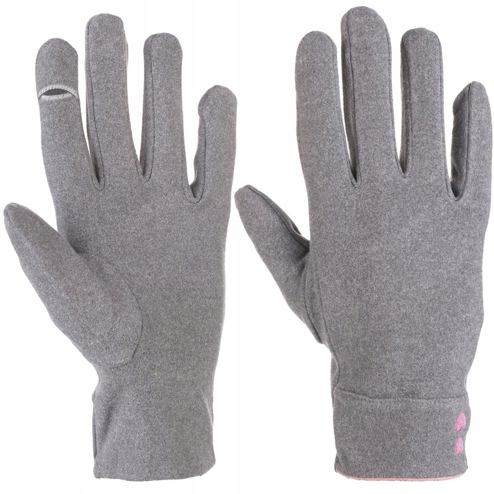 Manusi dama, Moraj, calduroase, subtiri, gri, 23x9cm