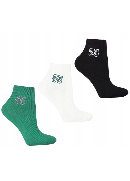 Дамски чорапи, Moray, Памук, 3 чифта, Многоцветни, 38-41 EU