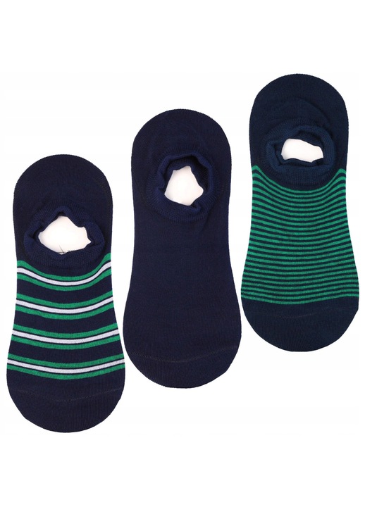 Set 3 perechi sosete barbati, Moraj, bumbac/poliester, multicolor
