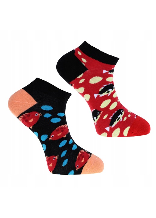 Комплект от 2 чифта мъжки чорапи, Moraj, памук/полиестер/еластан, многоцветни, 39-42 EU