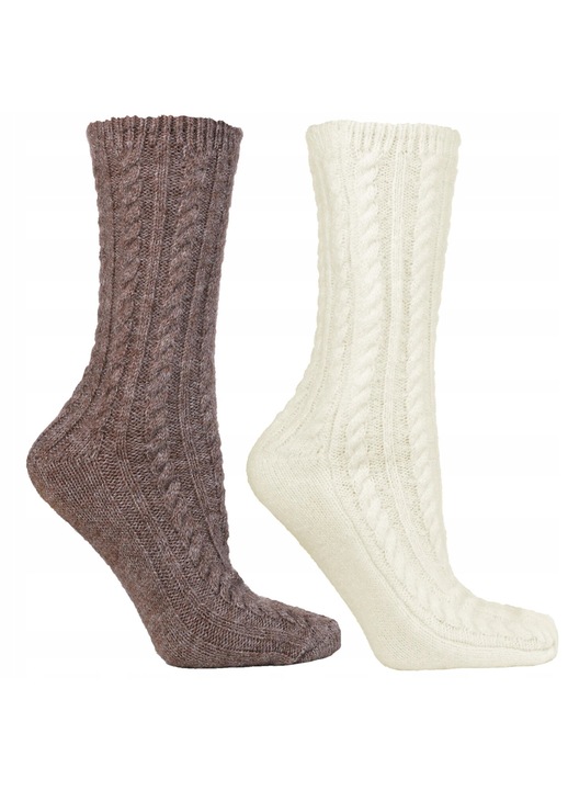 Sosete dama, Moraj, Acril/Poliester, 2 perechi, Multicolor, 35-38 EU