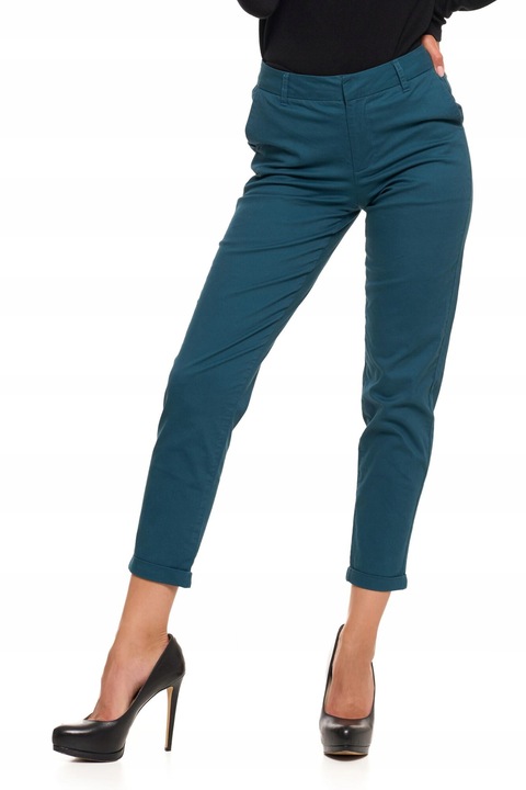 Női nadrág, Moraj, pamut/elasztán, zöld