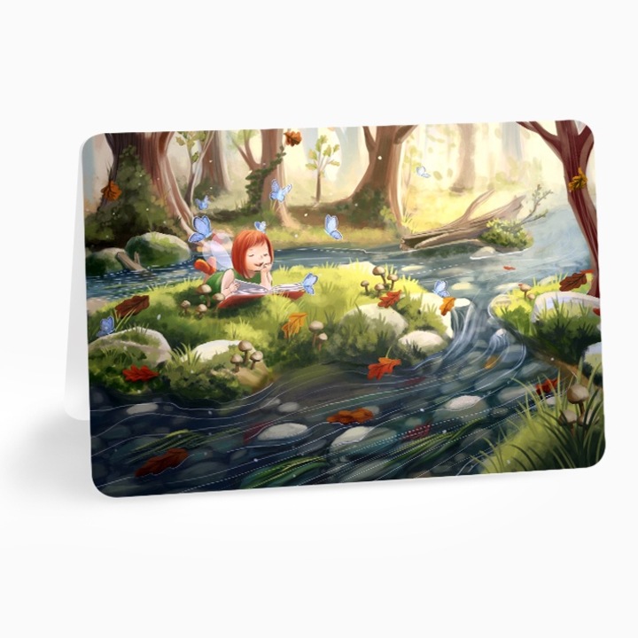 Felicitare Lia si prietenii ”Butterflies”, Anda Ansheen, A6