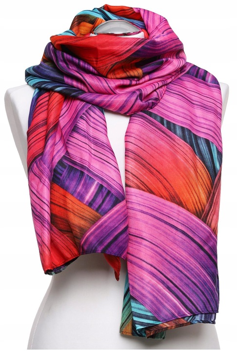 Esarfa dama Moraj, 80x180cm, poliester, multicolor