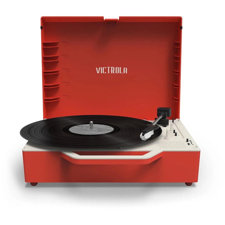 Грамофон Victrola Re-Spin Poinsettia Red