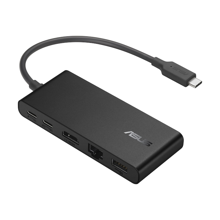 Докинг станция, Luka, Asus Dual 4K USB-C Dock DC201, USB 3.0, HDMI, Черна