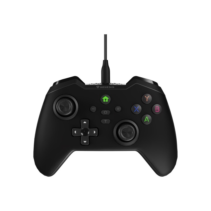 Genesis Mangan 300 gamer gamepad, fekete, vezetékes