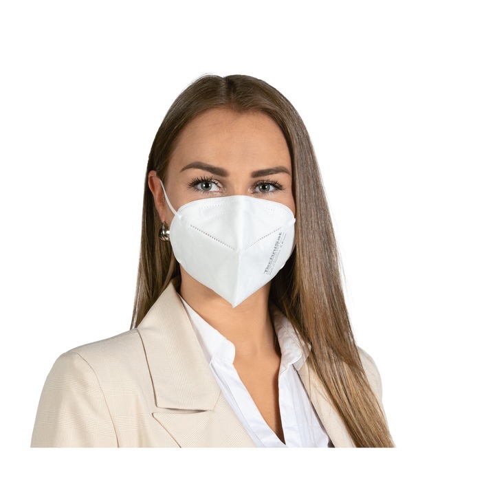 Masca de protectie FFP2, TechniSat, Alb