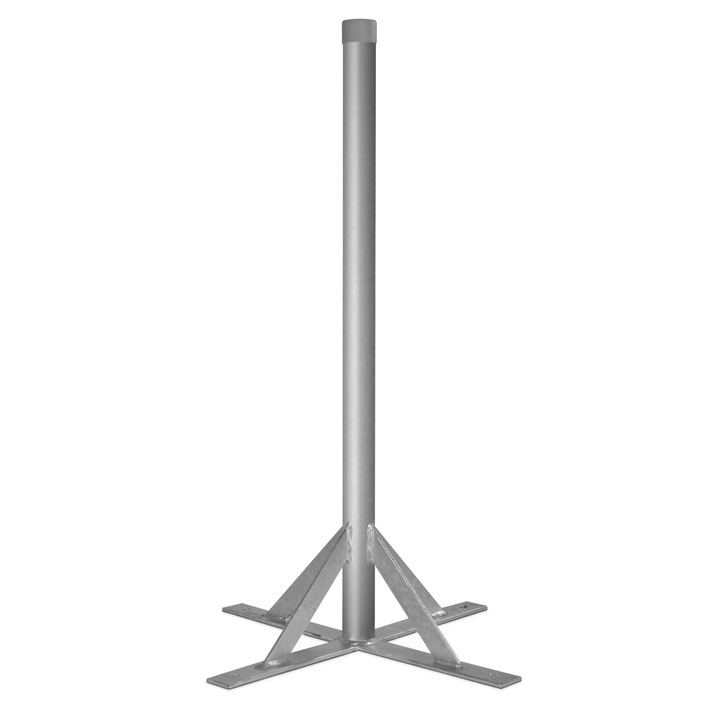 Suport pentru antene satelitare TechniSat, montaj pe beton, gri