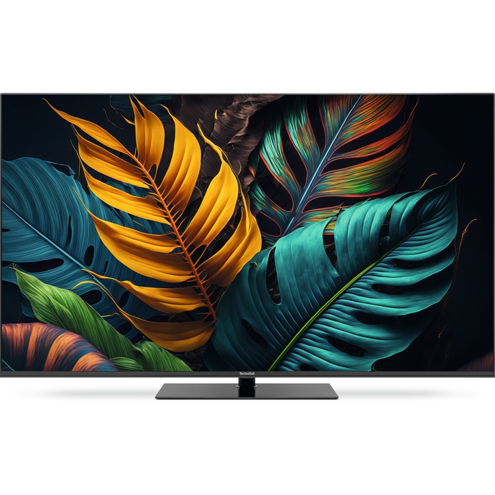 Smart TV TechniSat UHD55A, 55 inch, Wi-Fi, TimeShift, negru
