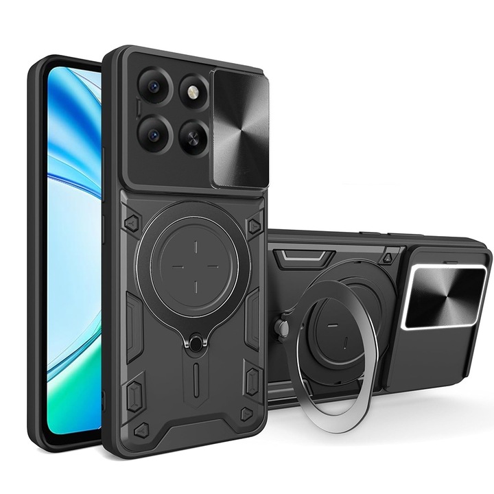 Кейс за Honor X5b, Z28, Поликарбонат, Черен