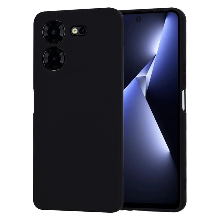 Калъф за Tecno Pova 5 Pro - Techsuit SoftFlex - Черен