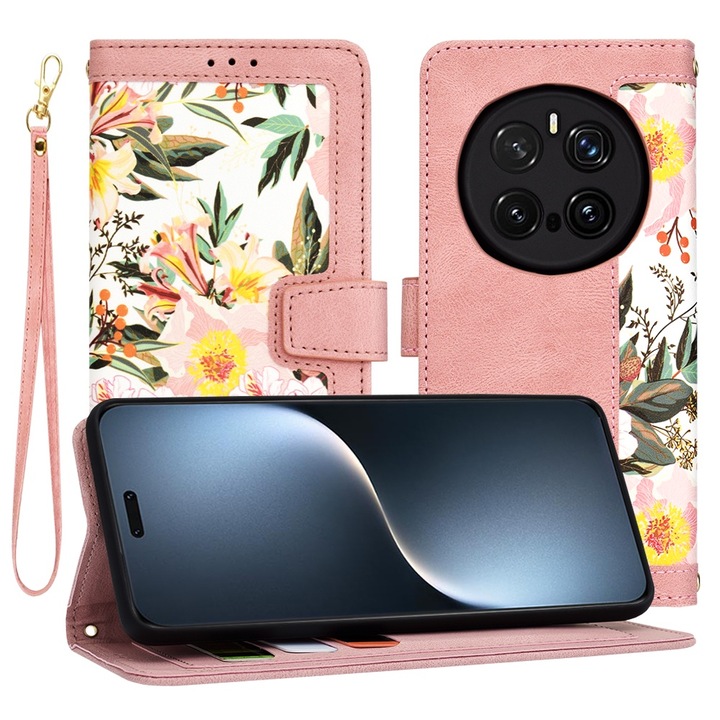 Кейс за Honor Magic7 Pro - Techsuit FlipCraft - Sweetheart Pink