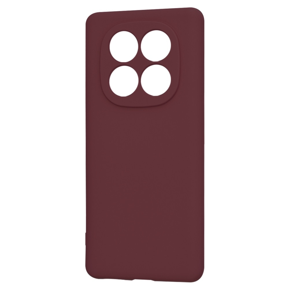 Husa pentru Xiaomi Redmi Note 14 Pro 5G / Poco X7 silicone case plum red