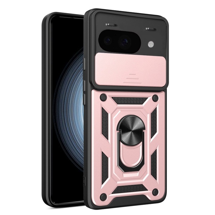 Husa Cu Grad Ridicat de Protectie pentru Google Pixel 9a, Tuds Case, H57, Thermoresistant plastic, Strawberry Gold