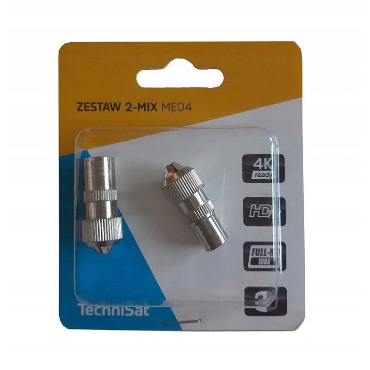 Mufa F, pentru antena TV, TechniSat, Audio - video