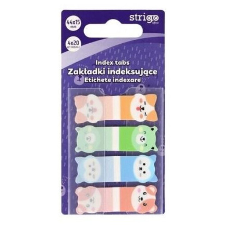 Etichete Indexare Strigo 4x20 file, model Teddy Bears, 44x15mm