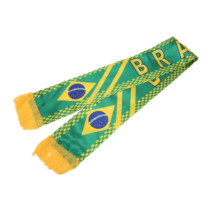 Futballszurkolói sál 2022, hosszúkás, 3m, poliészter, többszínű