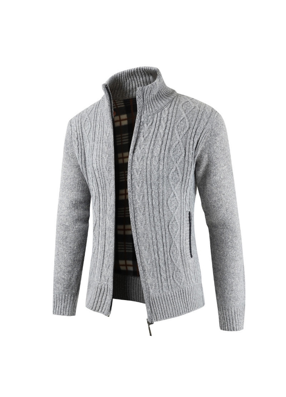 Cardigan barbati, longziming, design elegant, captuseala moale