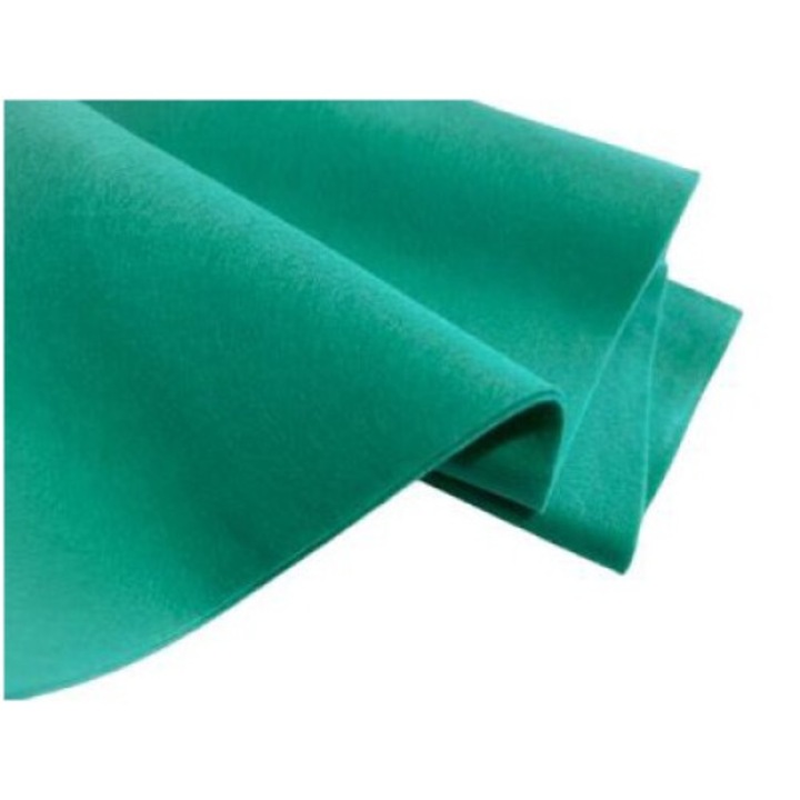 Fetru/pasla din lana 100%, moale 1.2mm, 50*160cm - turcoaz