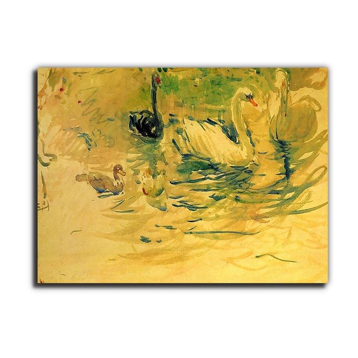 Berthe Morisot: Hattyúk, vászonkép, 85x65