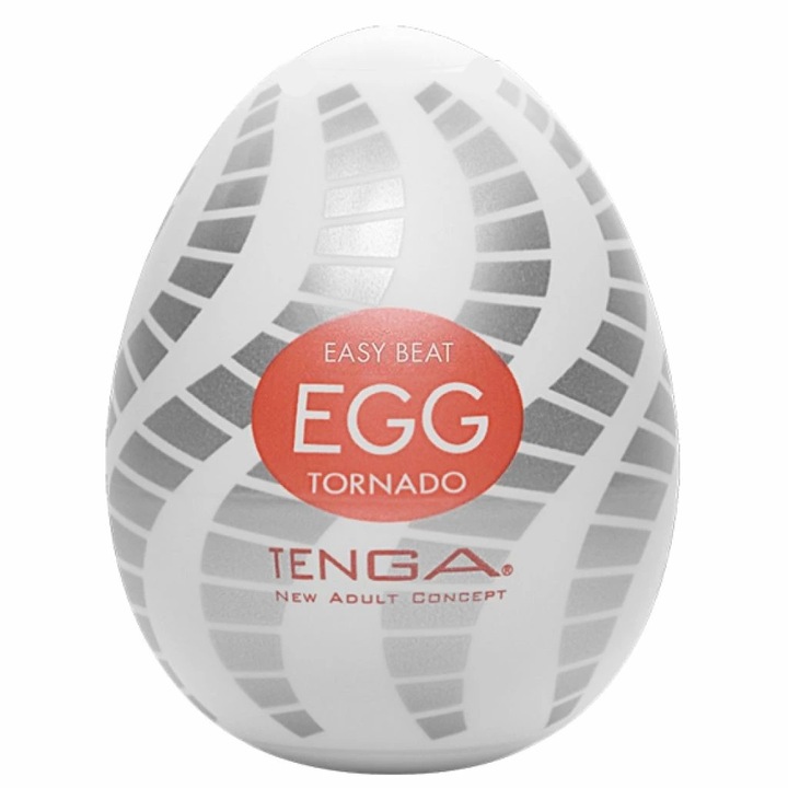 Мастурбатор Tenga Egg Tornado, еластомер, компактен