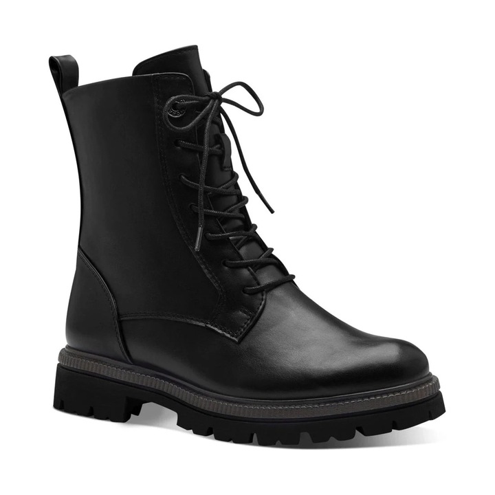 Ghete dama, Marco Tozzi, sintetic, negru