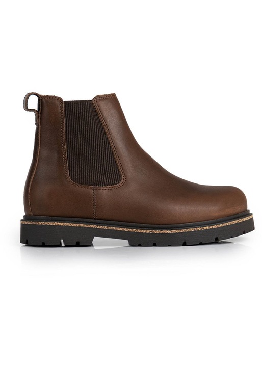 Ghete Birkenstock, 1025718, piele naturala, maro, pentru barbati