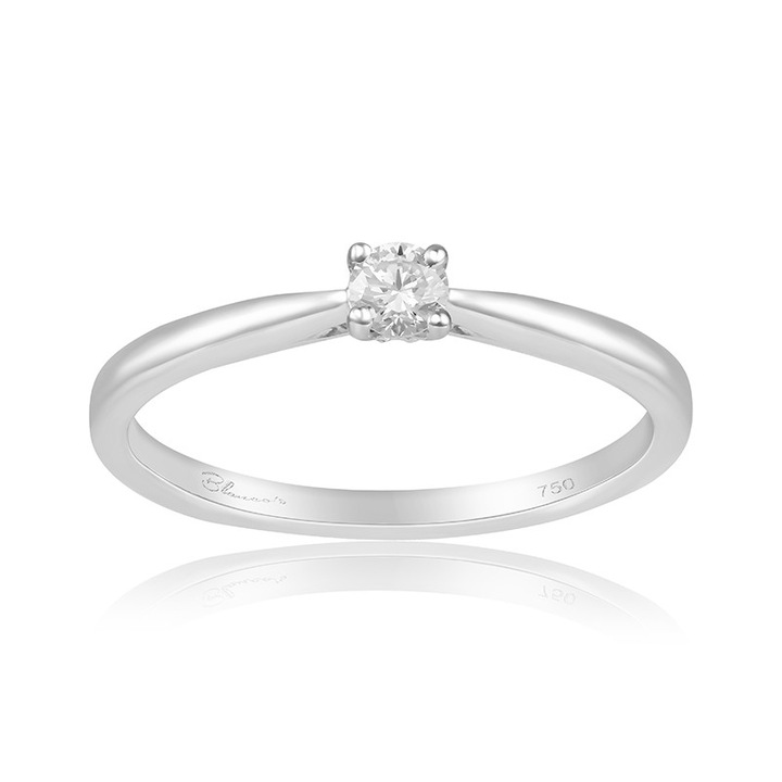 Inel Logodna Aur 18k Diamant BLANCO'S, RS0123-W51, Marime 51