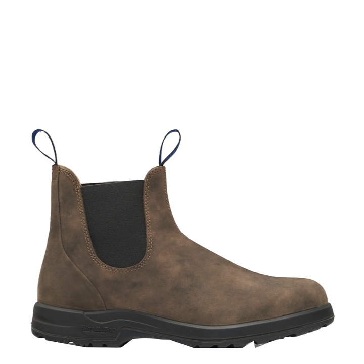 Botine dama, Blundstone, Chelsea, piele nabuc, maro, 37 EU