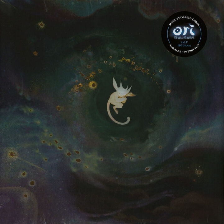 Vinil 2xLP Gareth Coker - Ori and the Will of the Wisps, 180g, negru, include descarcare digitala completa