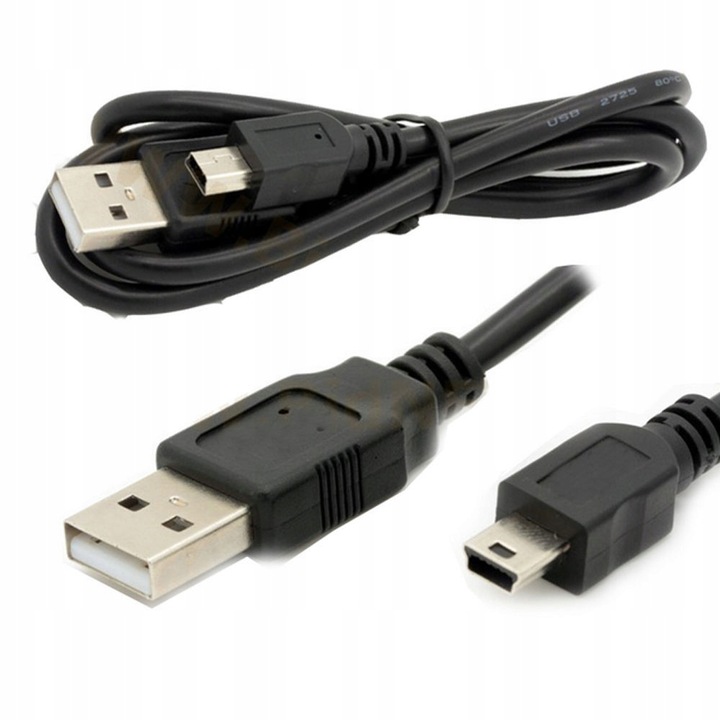 Kabel Mini USB за зареждане на PS3 контролер, M IMPORT, 75см, черен