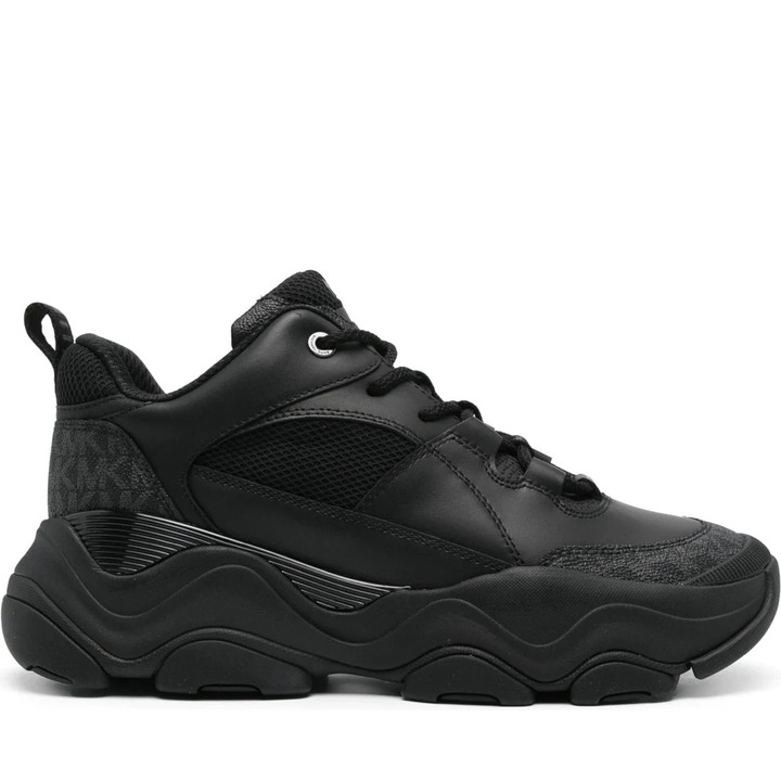 Tenisi barbati, Michael Kors, casual, piele naturala, negru