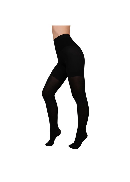 Alakformáló harisnyanadrág, Bye Bra, haskontroll, fekete, mikroszálas, M INTL