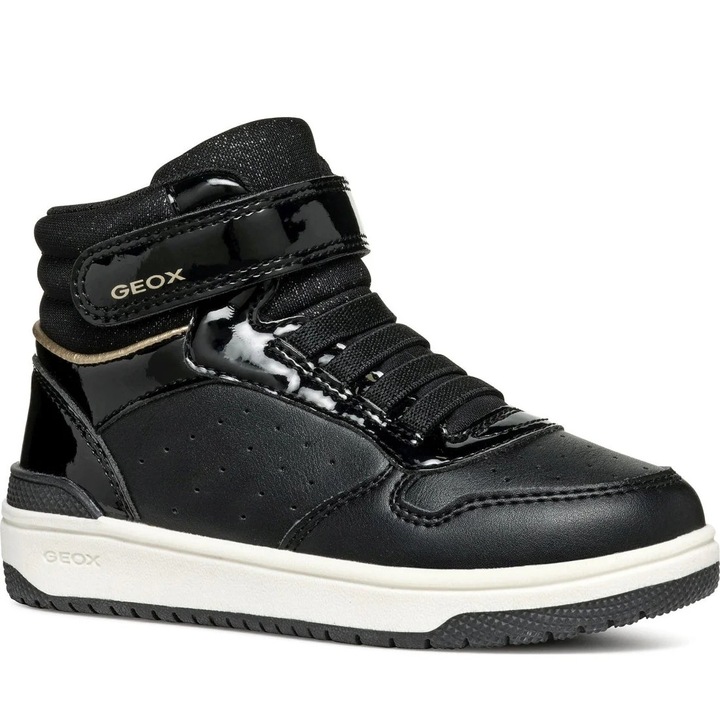 Ghete sport fete, Geox, poliuretan/poliester, negru