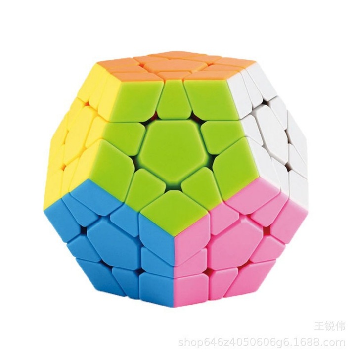 Cub Rubik, Megaminx, Dodecaedru, Educational, Dezvolta-ti Indemanarea, Plastic, Vanaxalife®, Multicolor