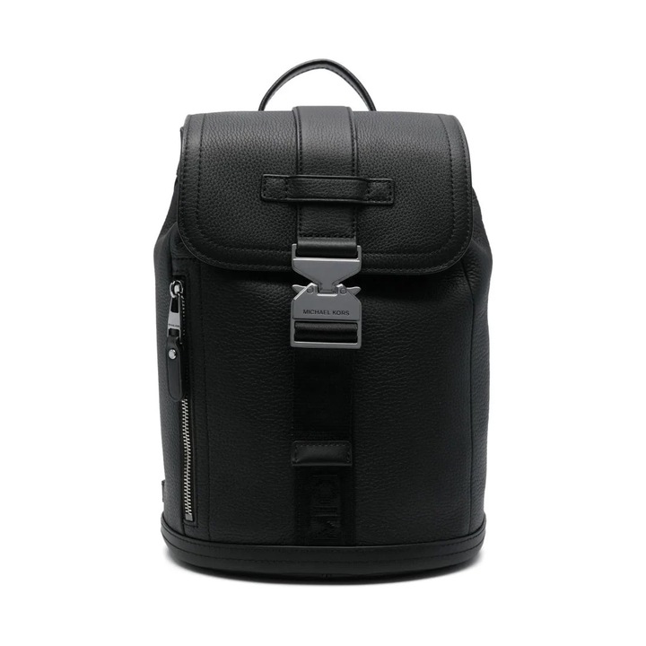 Rucsac barbati, Michael Kors, piele naturala, negru