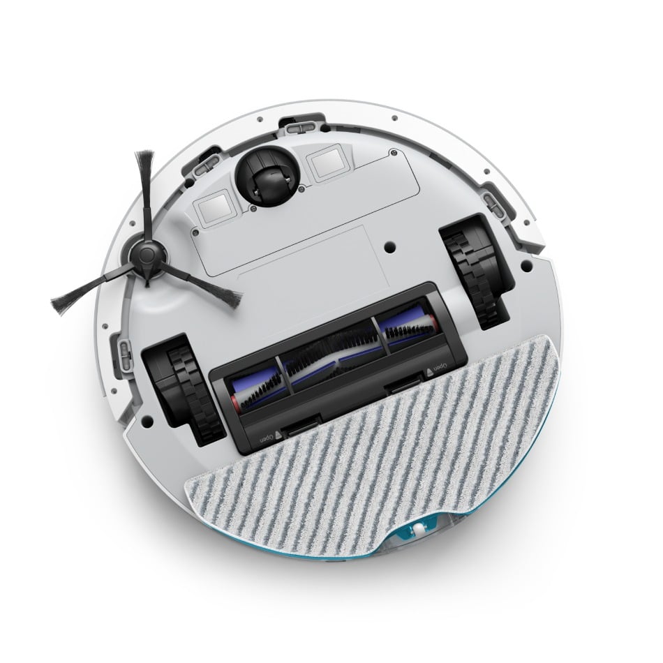 Aspirator robot Rowenta X-Plorer Serie 140 RR9177WH, putere aspirare 5000 Pa, 4 trepte de putere, autonomie de pana la 120 minute, recipient apa 0.32L, alb