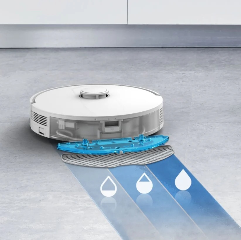 Aspirator robot, Rowenta, RR9177WH X-Plorer, Seria 140, Curatare uscata si umeda, Alb
