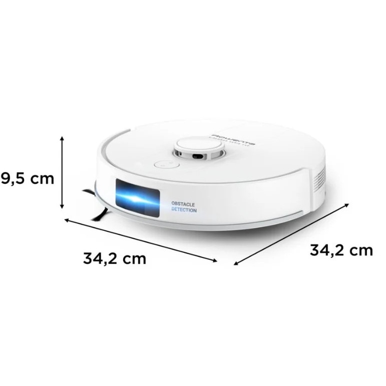 Aspirator robot, Rowenta, RR9177WH X-Plorer, Seria 140, Curatare uscata si umeda, Alb
