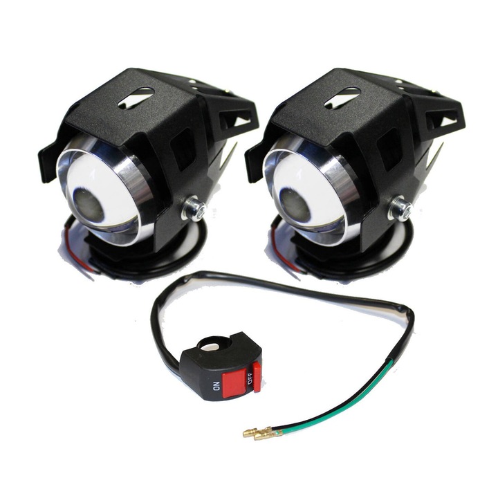 Proiectoare AMPARTS set 2x Lightbar reflektor na gmole cu intrerupator