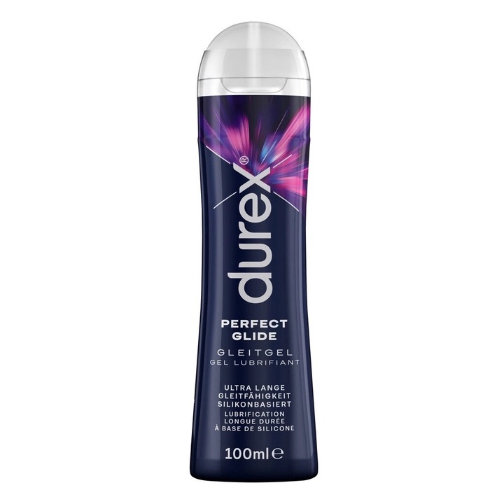 Durex Perfect Glide síkosító, 100 ml, latex óvszerekhez biztonságos, szilikon játékokkal kompatibilis