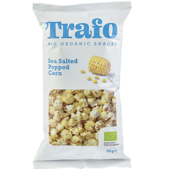 Popcorn Bio cu Sare Trafo 50 g