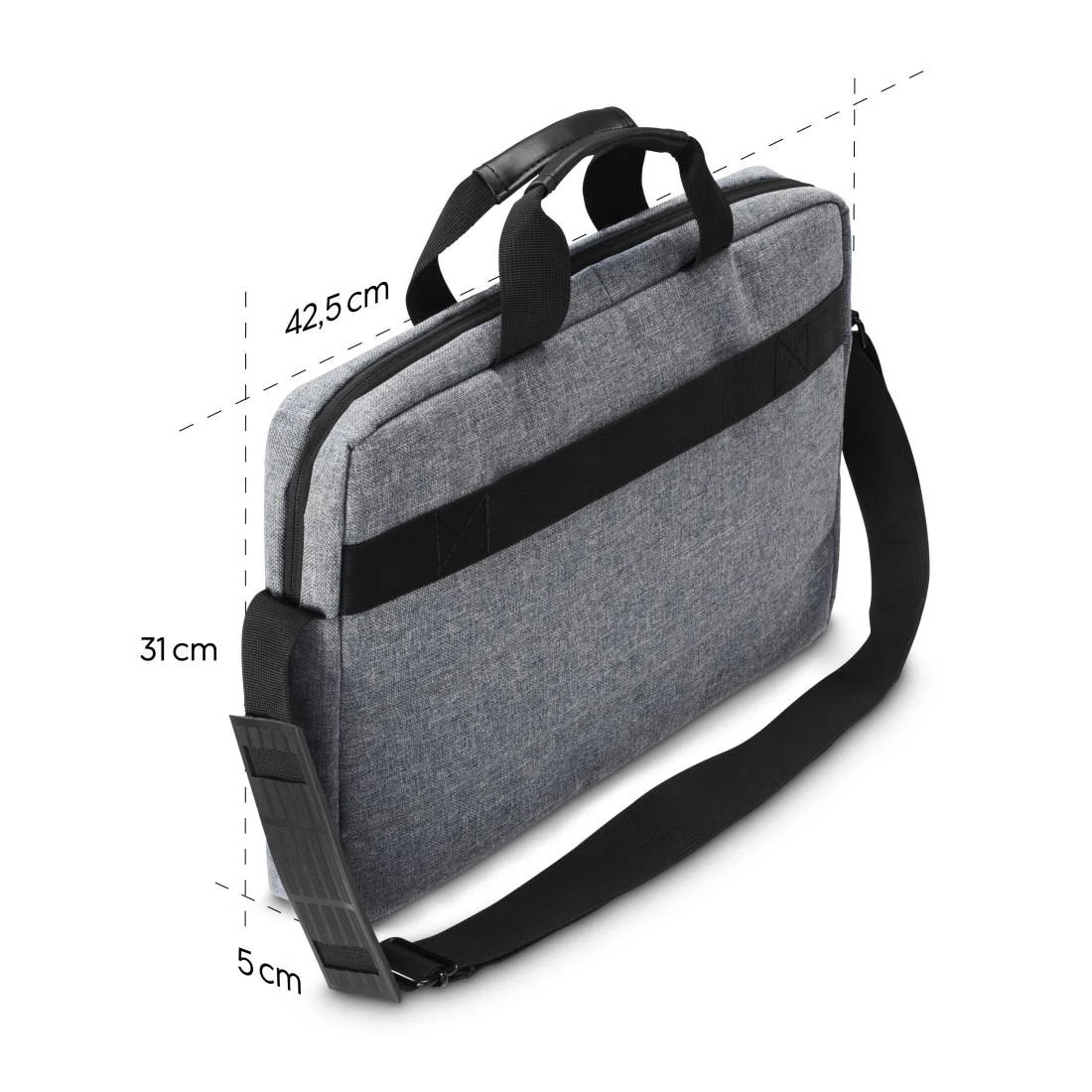 Geanta laptop Hama "Genua", pana la 40 cm (15,6"), gri