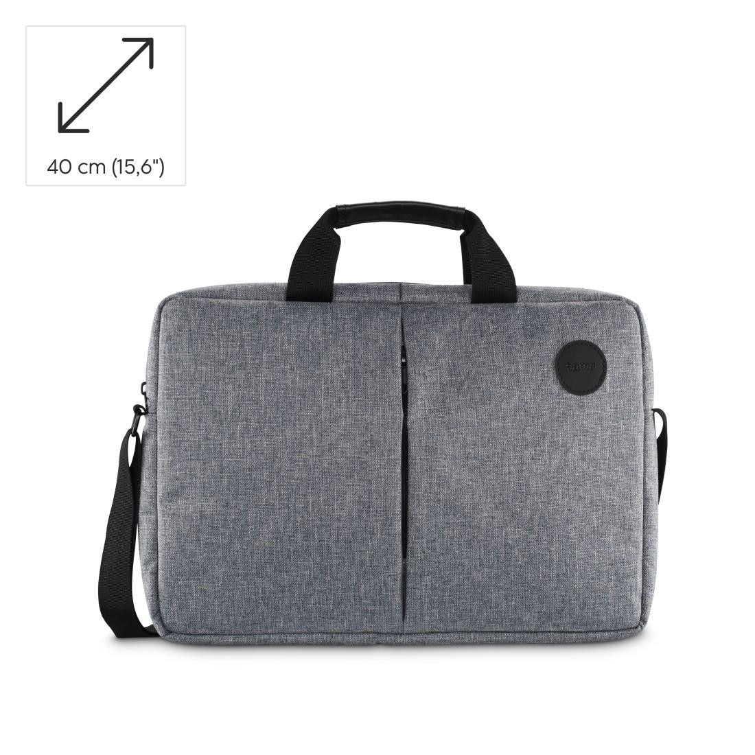 Geanta laptop Hama "Genua", pana la 40 cm (15,6"), gri