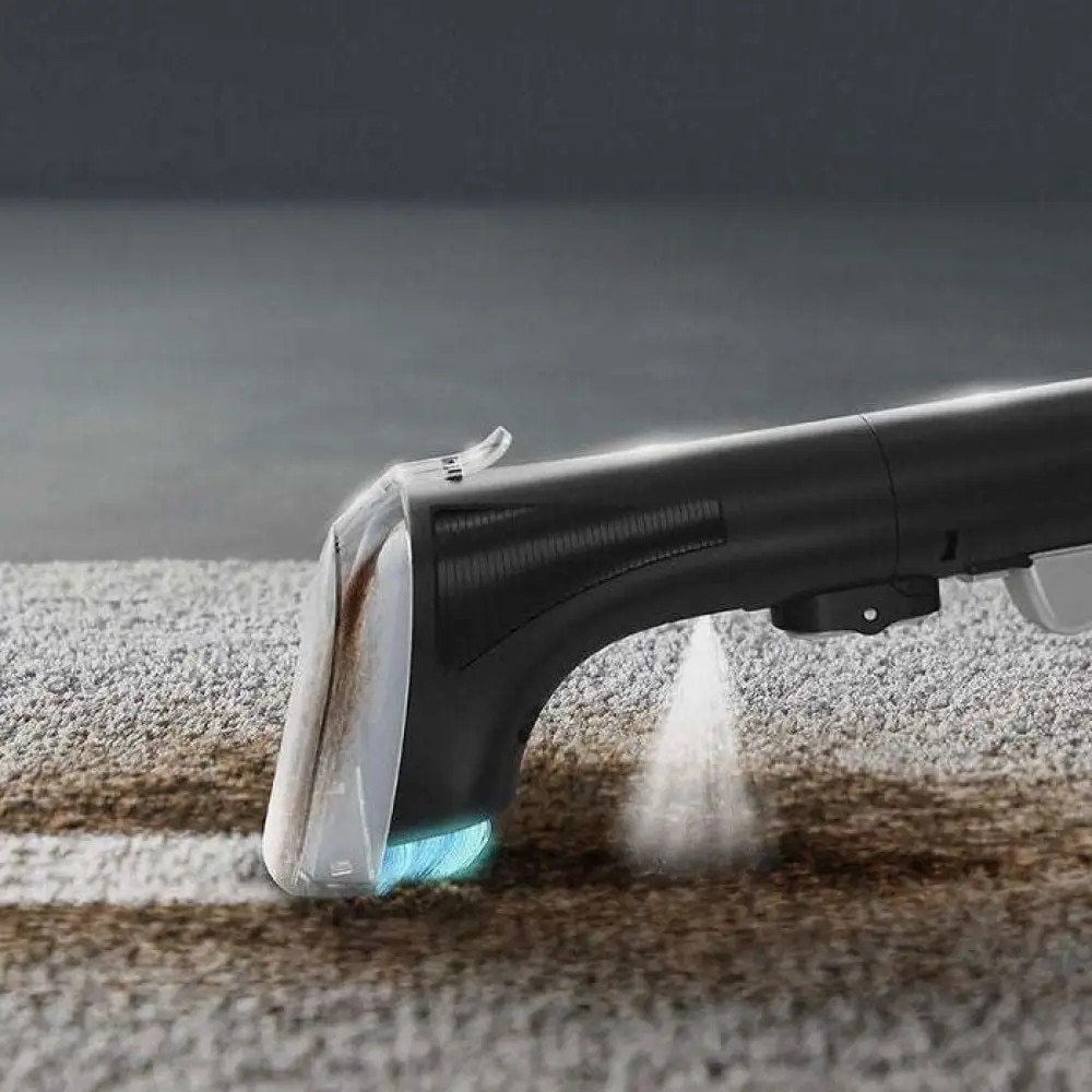 Aspirator portabil pentru covoare Rowenta Clean It IN5011F0, 400 W, recipient pentru apa detasabil, functie autocuratare, portocaliu & negru