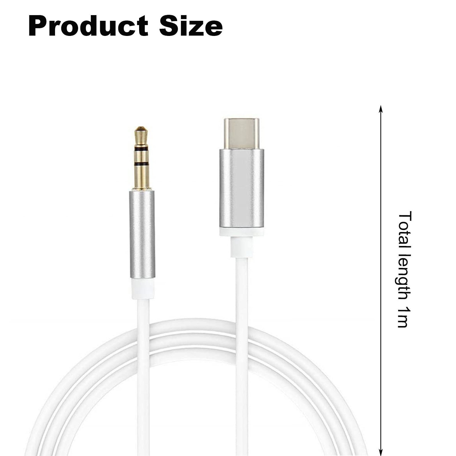 IVIVTOR USB-C Adapter – 2-in-1: 100W Snelladen + 3,5 Mm Audio – HiFi Geluid (24-bit/96 KHz) – Aluminium Behuizing – Voor Type-C Telefoons, Tablets & Laptops