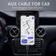 Cablu adaptor audio usb type-c la aux jack 3.5mm, SINBINTA, Cablu auxiliar cu mufa tip c si jack 3.5 mm pentru auxiliar, Transmisie de mare viteza, Durabil, Sunet de inalta calitate, Pentru casti, boxa sau autoturism, Metal/Nylon, 1m, Negru